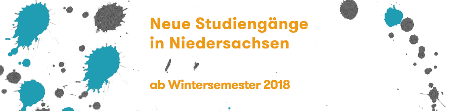 Grafik neue Studiengänge in Niedersachsen ab Wintersemester 2018