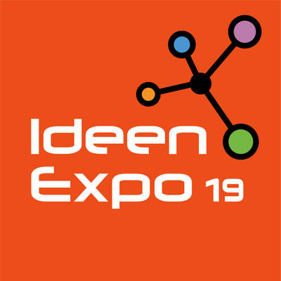 Grafik mit dem Logo der Messe IdeenExpo