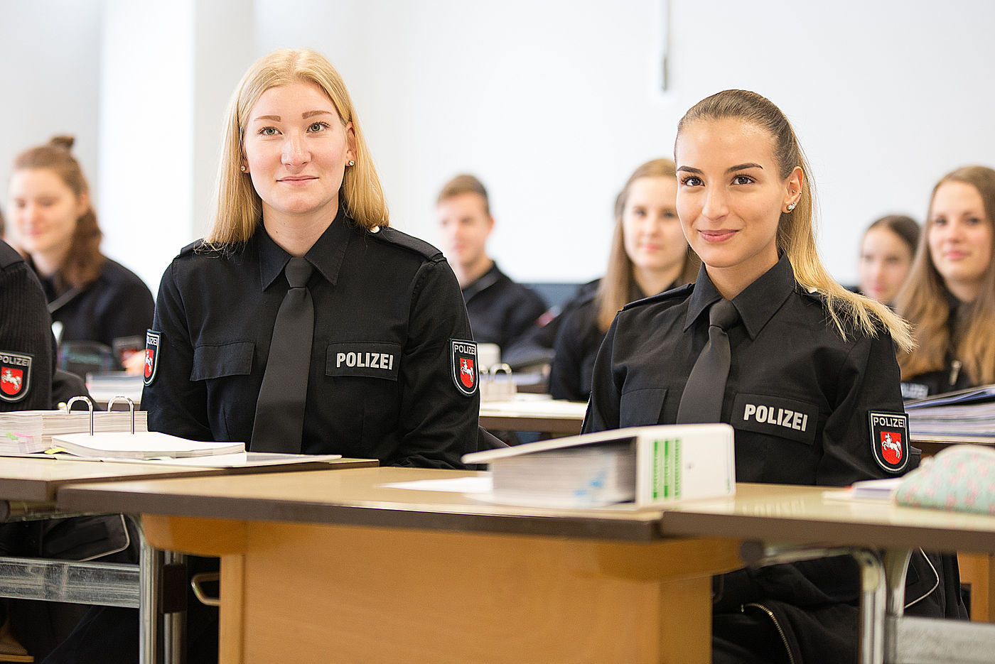 Studierende im Seminar an der Polizeiakademie Niedersachsen