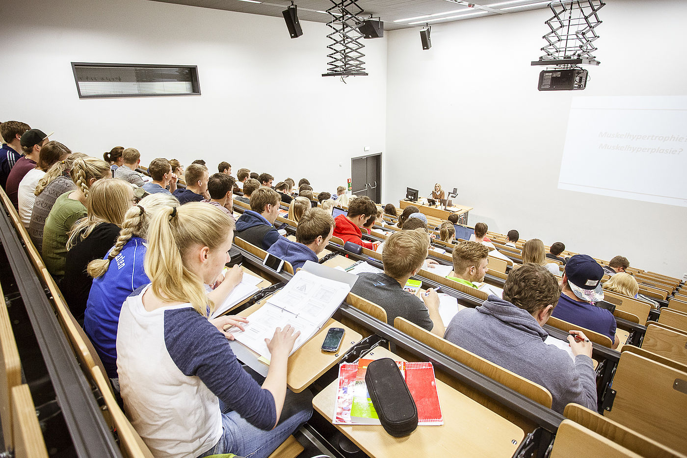 Studierende in einer Vorlesung an der Universität Vechta